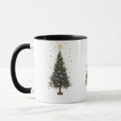 Eleganter Weihnachtsbaum Tasse (Links)