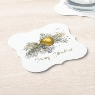 Eleganter Weihnachtsbaum Untersetzer