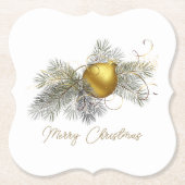 Eleganter Weihnachtsbaum Untersetzer (Vorderseite)