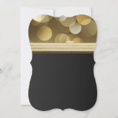 Eleganter Weihnachtsbaum, Weihnachtsgeschenk des U Einladung (Rückseite)