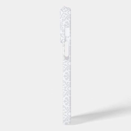 Eleganter Weihnachtsbaum White Green Personalisier Case-Mate iPhone Hülle (Rückseite / Links)