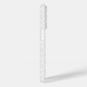 Eleganter Weihnachtsbaum White Green Personalisier Case-Mate iPhone Hülle (Rückseite / Rechts)