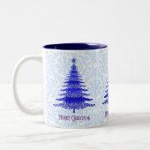 Eleganter Weihnachtsbaum Zweifarbige Tasse (Links)