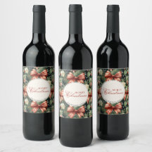 Eleganter Weihnachtscheer Candy Cane Bows Custom