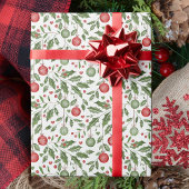 Eleganter Weihnachtsfeiertag Geschenkpapier