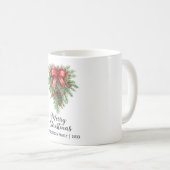 Eleganter Weihnachtsfeiertag Kaffeetasse (VorderseiteRechts)