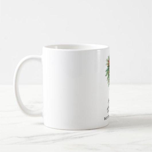 Eleganter Weihnachtsfeiertag Kaffeetasse (Links)