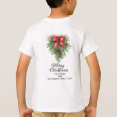 Eleganter Weihnachtsfeiertag T-Shirt (Rückseite)