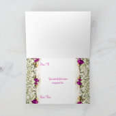 Eleganter Weihnachtsgruß-Mitteilungsfreier raum Feiertagskarte (Innenseite)