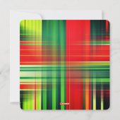 Eleganter Weihnachtskranz Feiertagskarte (Rückseite)