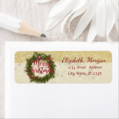 Eleganter Weihnachtskranz, Glitterie (Insitu)