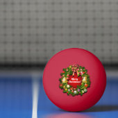 Eleganter Weihnachtskranz Ping Pong Ball Tischtennisball (Netto)