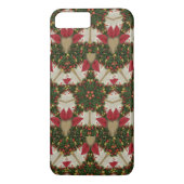 Eleganter Weihnachtskraut Rot Grün Kaleidoskopisch Case-Mate iPhone Hülle (Rückseite)