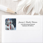 Eleganter Weihnachtsmann und Polar Bären Weihnacht (Insitu)