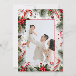 Eleganter Weihnachtsrahmen Feiertagskarte