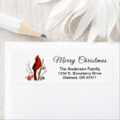 Eleganter Weihnachtsroter Kardinal Bird (Insitu)