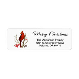 Eleganter Weihnachtsroter Kardinal Bird