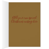 Eleganter Weihnachtsschmuck Beige und Rot (Innen (Rechts))