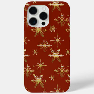 Eleganter Weihnachtsstern Rot Case-Mate iPhone Hülle