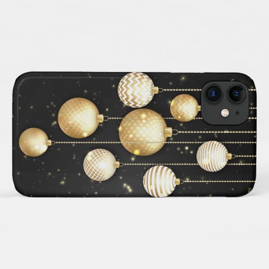 Eleganter Weihnachtsurlaub Case-Mate iPhone Hülle (Rückseite (Horizontal))