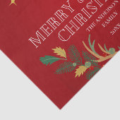 Eleganter Weihnachtsurlaub Seidenpapier (Ausschnitt)