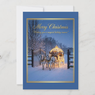 Eleganter Weihnachtswagen zu Weihnachten