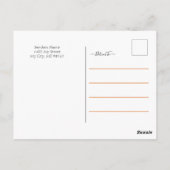 Eleganter Weingarten Hochzeit Sichern Datum Ankünd Postkarte (Rückseite)