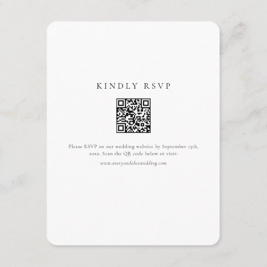 Eleganter Weinkeller Details UAWG QR-Code Begleitkarte (Rückseite)