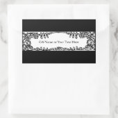 Eleganter Weinkeller Grenzwaschbeutel oder Jeden A Rechteckiger Aufkleber (Tasche)