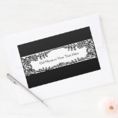 Eleganter Weinkeller Grenzwaschbeutel oder Jeden A Rechteckiger Aufkleber (Umschlag)