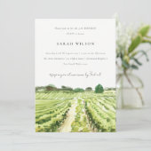 Eleganter Weinkeller Weinberg Jedes Jahr zum Gebur Dankeskarte (Stehend Vorderseite)