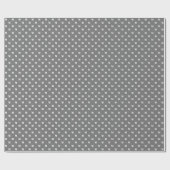 Eleganter, weißer, benutzerdefinierter Monogramm-A Geschenkpapier (Flach)