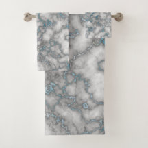 Eleganter weißer Blaue Marmor