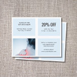 Eleganter, weißer Blauer Foto Massagetherapeut<br><div class="desc">Eleganter Flyer,  Coupon Design Vorlage mit einem beruflichen Studio-Foto. Perfektes Marketing Tool für Ihre Kunden. Dieser Flyer ist vollständig anpassbar,  Sie können Ihre persönlichen Daten einfach hinzufügen. Wenn Sie Hilfe benötigen,  um es anzupassen,  kontaktieren Sie uns bitte. Sie können dieses Produkt mit Visitenkarten abgleichen.</div>