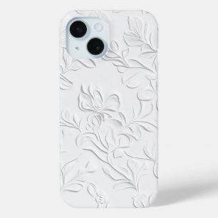 Eleganter weißer Blumenkohl-Fall Case-Mate iPhone Hülle