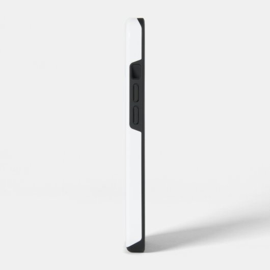 ELEGANTER WEISSER BLUMENMONOGRAMM-SCHREIBEN L-DESI iPhone HÜLLE (Linke Seite)