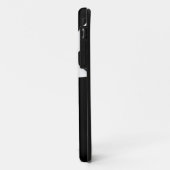 Eleganter weißer Bogen Case-Mate iPhone Hülle (Hinten/Links)