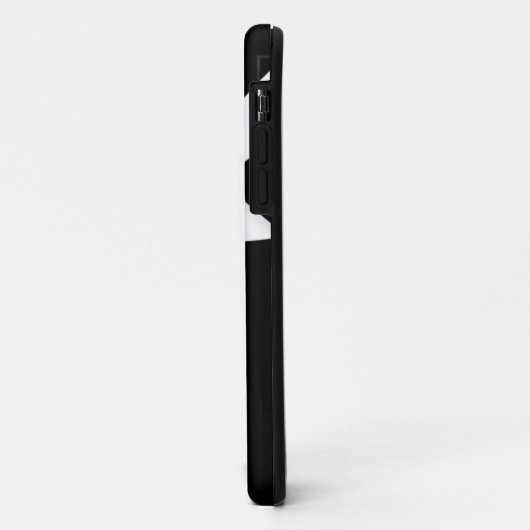 Eleganter weißer Bogen Case-Mate iPhone Hülle (Hinten/Links)