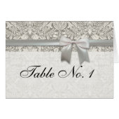 eleganter weißer Damast-Spitzenbrokat (Vorderseite (Horizontal))