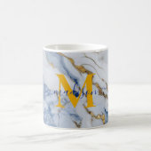 Eleganter weißer Maisgold-Granit Kaffeetasse (Mittel)