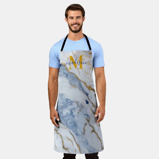 Eleganter weißer Maisgold-Granit Schürze (Getragen)