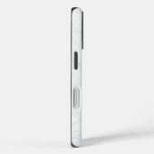 Eleganter weißer Marmor Case-Mate iPhone Hülle (Rückseite / Rechts)