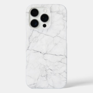 Eleganter weißer Marmor iPhone 16 Pro Hülle