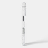 Eleganter weißer Marmor Case-Mate iPhone Hülle (Rückseite / Rechts)