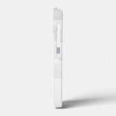 Eleganter weißer Marmor Case-Mate iPhone Hülle (Rückseite / Links)