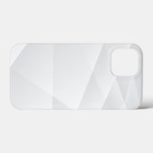 Eleganter weißer Marmor Case-Mate iPhone Hülle (Rückseite (Horizontal))