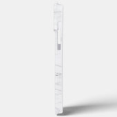 Eleganter weißer Marmor  Case-Mate iPhone Hülle (Rückseite / Links)