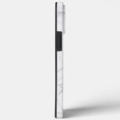 Eleganter weißer Marmor Case-Mate iPhone Hülle (Rückseite / Rechts)
