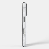 Eleganter weißer Marmor Case-Mate iPhone Hülle (Rückseite / Rechts)