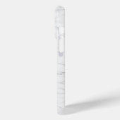 Eleganter weißer Marmor  Case-Mate iPhone Hülle (Rückseite / Links)